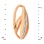 Swaying Diamond Teardrop-shaped Pendant in 585 Rose Gold. View 3