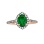 Art Deco Style Emerald Ring - Karatoff Series. View 3