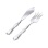 Hostess Silver Serving Set for Soft Meals. 830/999 Silver and Stainless Steel