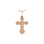 Body Cross for the Young Orthodox Adherent. Certified 585 (14kt) Rose Gold