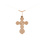 Body Cross for the Young Orthodox Adherent. Certified 585 (14kt) Rose Gold