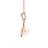 Pearl and CZ Rose Gold Pendant. View 3