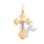 Trefoil Orthodox Cross. Eastern Style Crucifix