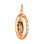 Rose Gold Icon Pendant 'Panagia Eleousa'. View 2