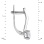 Earring Height. View 2
