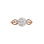 Rose Gold Bridal Ring. View 2