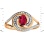 Ruby and Diamond Ring. View 2