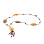 Amber Knitted Dangle Necklace