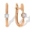 Diamond Leverback Earrings