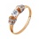 Hearts and Arrows CZ Rose Gold Ring. View 2