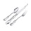 French Style Silver Table Flatware (Set of 3). Hypoallergenic 830/999 Silver, Stainless Steel