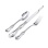French Style Silver Table Flatware (Set of 3). Hypoallergenic 830/999 Silver, Stainless Steel
