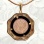 Golden 5 Ruble Coin Diamond & Black Onyx Pendant. Special Order. View 2