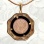 Golden 5 Ruble Coin Diamond & Black Onyx Pendant. Special Order. View 2