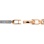 Diamond Bracelet with Stylized Greek Key Links. Tested 585 (14K) Rose and White Gold. View 3