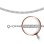 Triple Rombo-link Solid Chain, Width 3.1mm. Hypoallergenic Certified 925 Silver, Rhodium