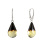 Drop Faceted Amber Earrings