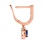 Connoisseur Sapphire and Diamond Earrings. Side View