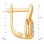 Millennials' Diamond Circle Leverback Earrings. View 2