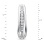 Height of 585 white gold natural diamond leverback earrings