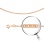 Double Rombo-link Chain, Width 1.4mm. Diamond-cut Solid 585 (14kt) Rose Gold
