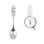 Hypoallergenic 925 Silver Teaspoon Aquarius Zodiac