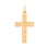 Orthodox Cross-Greek Catholic Cross. Certified 585 (14kt) Rose Gold. View 4