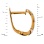 Infinity Earrings Featuring 76 Diamonds. Hypoallergenic 585 Rose Gold, Rhodium Detailing. View 2