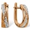 Diamond Leverback Earrings