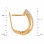 17mm High Leverback Earrings Featuring 72 Diamonds