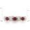 Ring with 10 Diamonds and 3 Oval-cut Rubies - Angle 2
