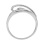 A Simply Elegant Diamond Ring. Tested 585 (14K) White Gold, Rhodium Finish. View 5