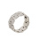 Sectional Diamond Ring. Flexible Ring in Palladium White Gold