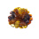 Multicolor Amber Flower Brooch