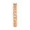 Chainlink-inspired Ring with 2 Baguette Diamonds. Hypoallergenic Cadmium-free 585 (14K) Rose Gold. View 3