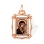 Our Lady of Kazan (Theotokos Kazanskaya). 585 (14kt) Rose Gold