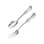French Style Spoon and Fork for Kids and Teens. Hypoallergenic Antimicrobial 830/999 Silver