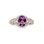 Amethyst Gold Ring. View 2