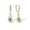 Emerald and Diamond Soigné Lace Earrings