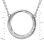 Diamond Circular Necklace. View 2