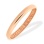 Orthodox Ring 'Wed in Glory and Honour' 3.2mm Wide. Certified 585 (14kt) Rose Gold