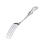 French-style Silver Table Fork for Kids and Teens. View C