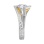 Platinum ring with investment size diamond. Angle 4