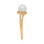 Ring with 7mm Cultured Pearl and 10 Diamonds. Hypoallergenic 585 Rose Gold, Rhodium Detailing. View 3