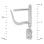The Ultimate Dangle Earrings with Diamonds in 585 White Gold, Height 20mm