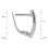 Height of Plush Leverback Earrings Featuring 64 Full Cut Diamonds