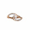 CZ Rose Gold Ring. View 2