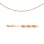 Ovalina-link Chain. Diamond-cut 14kt Hollow Rose Gold