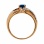 Gorgeous Ring Featuring Oval Sapphire and Diamonds - Angle 4