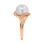 Prestige Pearl and Diamond Ring. Side Angle 1